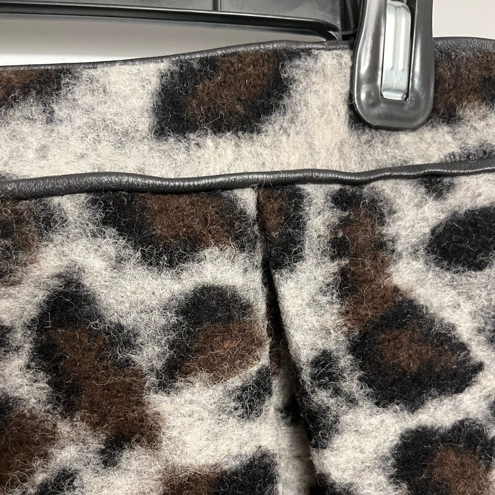 Sea Wool Animal Print Skirt - Picture 7 of 11
